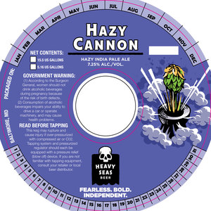 Heavy Seas Hazy Cannon April 2020