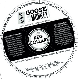 Goose And The Monkey Brew House Wandering Pig India Pale Ale