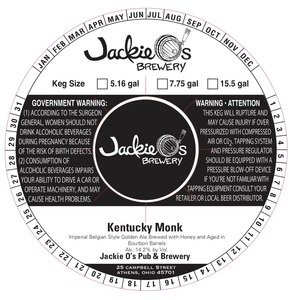 Jackie O's Kentucky Monk April 2020
