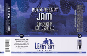 Lenny Boy Boysenberry Jam April 2020