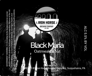 Iron Horse Brewing Company Black Maria Oatmeal Stout