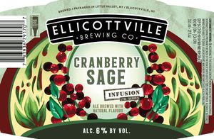 Ellicottville Brewing Co. Cranberry Sage April 2020