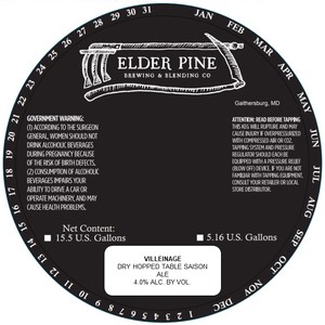 Elder Pine Brewing & Blending Co Villeinage