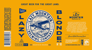 Lazy Mountain Brewing Company Lazy Blonde Ale N 10 May 2020