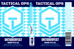 Tactical Ops Brewing Oktoberfest Marzen Style Ale April 2020