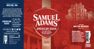 Samuel Adams American Kriek April 2020
