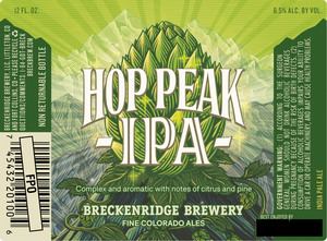 Breckenridge Brewery Hop Peak IPA