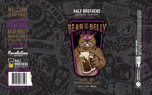 Half Brothers Brewing Company Bear Belly Barrel Aged Imperial Dunkel Lager May 2020