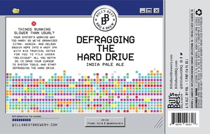 Bills Best Defragging The Hard Drive India Pale Ale May 2020