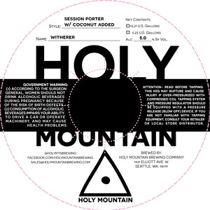 Holy Mountain Witherer May 2020