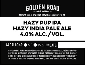 Golden Road Brewing Hazy Pup IPA