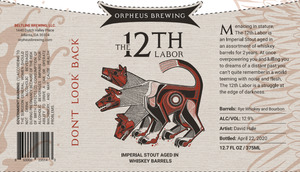 Orpheus Brewing The 12th Labor