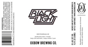 Oxbow Brewing Co. Blacklight May 2020