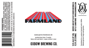 Oxbow Brewing Co. Farmland May 2020