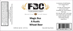Pocono Brewery Company Magic Bus May 2020