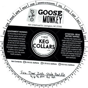 Goose And The Monkey Brew House Fire Door Irish Style Red Ale