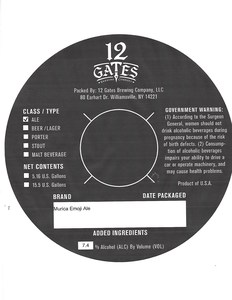 12 Gates Brewing Co Murica Emoji IPA May 2020