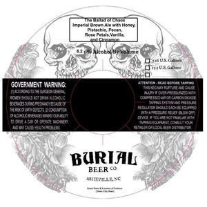 Burial Beer Co The Ballad Of Chaos May 2020