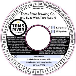 Toms River Brewing Company LLC Berry Fresh May 2020