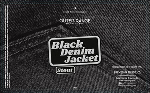 Outer Range Brewing Co Black Denim Jacket