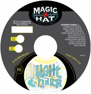 Magic Hat Light Matter May 2020