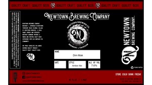 Newtown Brewing Company Dim Mak May 2020