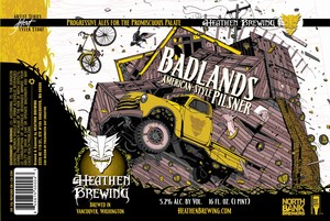 Heathen Brewing Badlands American Style Pilsner May 2020