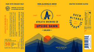 Athletic Brewing Company Upside Dawn Golden July 2020