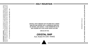 Holy Mountain Crystal Ship May 2020