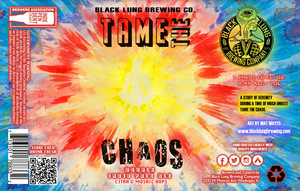Black Lung Brewing Company Tame The Chaos Double India Pale Ale