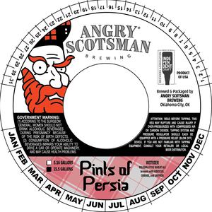 Angry Scotsman Brewing Pints Of Persia May 2020