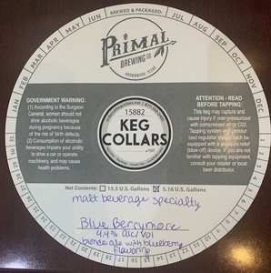 Primal Brewing Co Blue Berrymore