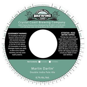 Crystal Coast Brewing Company Marlin Darlin'