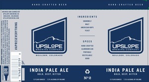 Upslope Brewing Company India Pale Ale March 2022