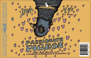 Jackalope Brewing Company Passionate Pigeon March 2022