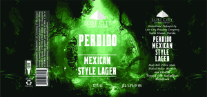 Lost City Brewing Company Perdido Mexican Style Lager March 2022