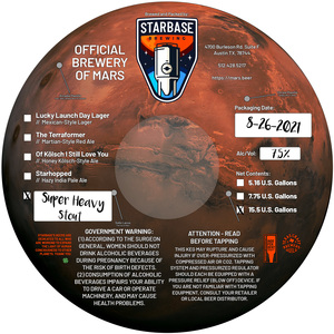 Starbase Brewing Super Heavy March 2022