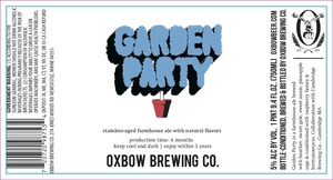 Oxbow Brewing Co. Garden Party March 2022