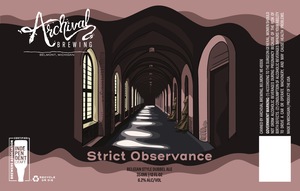 Archival Brewing Strict Observance March 2022