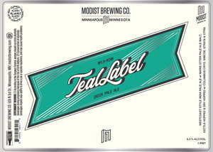 Modist Brewing Co Teal Label India Pale Ale