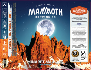 Mammoth Brewing Company Minaret Maibock March 2022