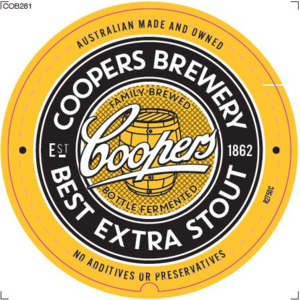 Coopers Brewery Best Extra Stout March 2022