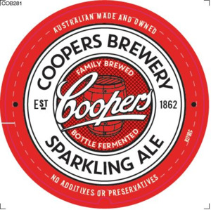 Coopers Brewery Sparkling Ale March 2022