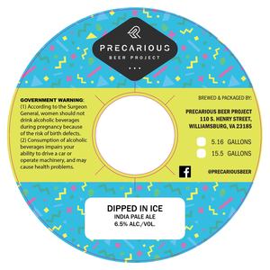 Precarious Beer Project Dipped In Ice March 2022