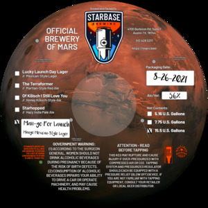 Starbase Brewing Man-go For Launch March 2022