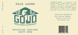 Gojo Brewing Company Pale Lager Ethiopian Inspired Craft Beer March 2022