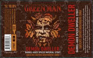 Green Man Demon Dweller Chocolate Covered Gingerbread Cookie