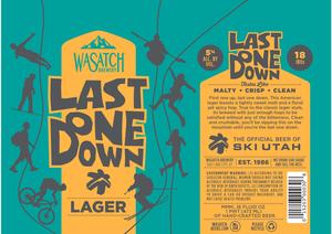 Wasatch Brewery Last One Down March 2022