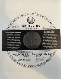Schilling Beer Co. PetrÍn 11° March 2022