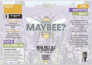 East Forty Brewing Maybee? March 2022